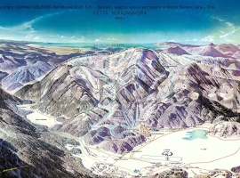 Quando venne H.C. Berann a Laceno: la cartina del Monte Rajamagra