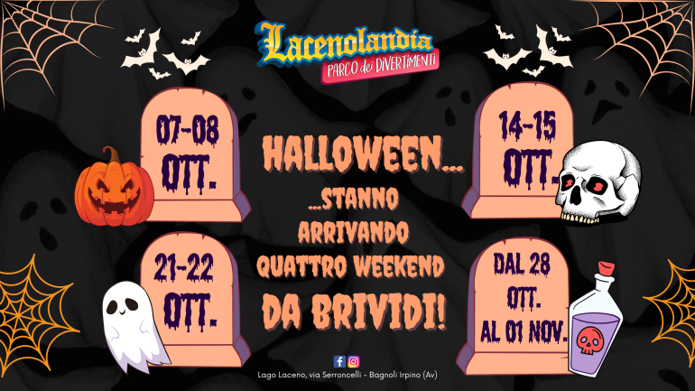 Halloween a Lacenolandia – Eventi da brividi – Halloween in Campania