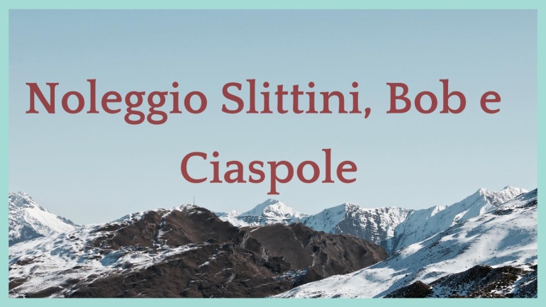 Noleggio Slittini Laceno